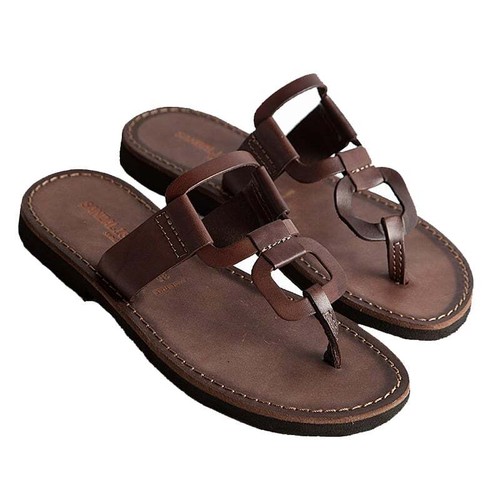 Sandalen leder frau stil - sandalen,